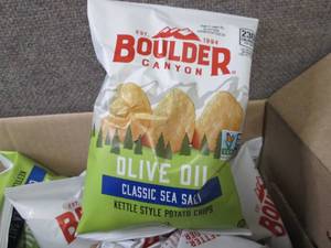 lot 127 image: Case of 1.5 oz Bags Boulder Canyon ...