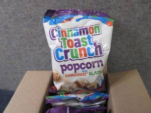 lot 132 image: 7- 2.25 oz Cinnamon Toast Crunch Po...