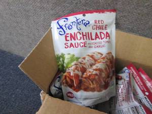 lot 166 image: 6- 8 oz Frontera Red Chile Enchilad...