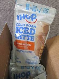 lot 171 image: 6- 6 pks IHop Cold Foam Pumpkin Spi...