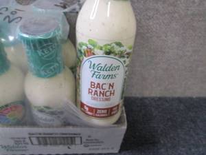 lot 179 image: 6- 12 oz Walden Farms Bacn Ranch D...
