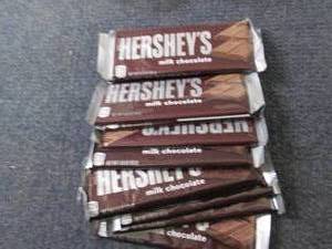 lot 209 image: 12- 1.55 oz Hersheys Bars...