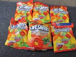 lot 240 image: 6- 7 oz Life Savers Gummies & Hard ...