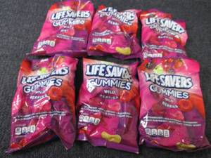 lot 243 image: 6- 7 oz Life Savers Wild Berry Gumm...