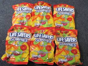 lot 245 image: 6- 7 oz Life Savers Gummies...