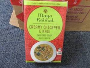 lot 256 image: 12- 17.6 oz Maya Kaimal Creamy Chic...