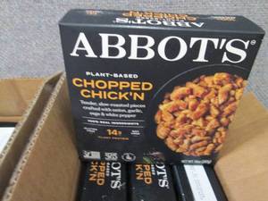 lot 300 image: AA 12- 10 oz  FROZEN Abbots Plant Based Ch...