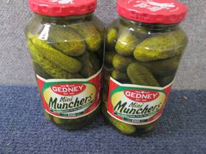 2- 32 oz Gedney Mini Munchers...