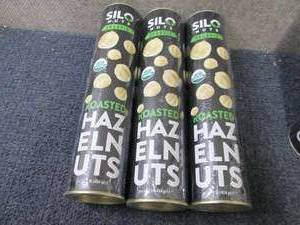 lot 338 image: 3- 1 lb Silo Nuts Organic Roasted H...
