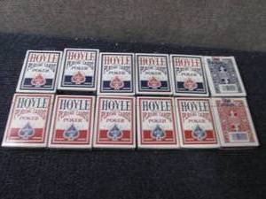 lot 387 image: 12 Sealed Hoyle Poker Playing Cards...