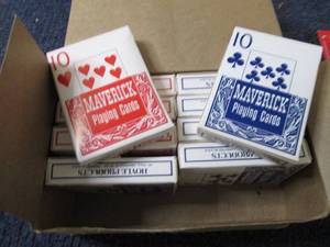 lot 405 image: 10 Decks Jumbo Faced Playing Cards...
