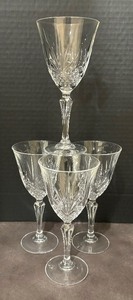 lot 57A image: Four Crystal Stemmed Glasses