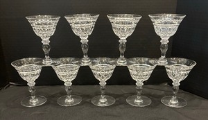 lot 63 image: Vintage Elegant Cocktail Glasses