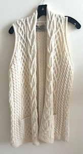 lot 112 image: New Merino Ladies Celtic Gilet  Sweater Vast