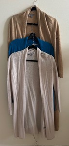 lot 113 image: Three Neiman Marcus Cashmere Cardigan Sweaters