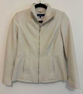 lot 124 image: Cole Haan Size Small Leather Coat