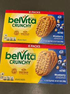 belVita Crunchy Blueberry Breakfast Biscuits 2X8 Packs