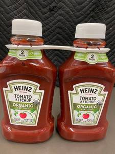 2-Pack Heinz Organic Tomato Ketchup 44 oz Bottles