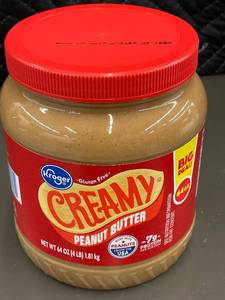 lot 26 image: WA2 - Kroger Creamy Peanut Butter in 64 oz Jar
