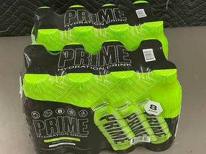 lot 93 image: Two 8-Packs of PRIME Hydration Drink Lemon Lime Flavor