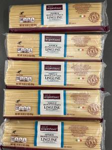 lot 307 image: WY 3 - Set of 5 Packs of Taste of Inspirations Linguine Bronze Cut Pasta