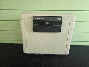 lot 135 image: Sentry 1170 Fireproof Locking Personal Safe