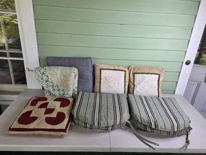 lot 148 image: Collection of Various Cushions and Seating Pads