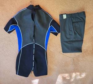 lot 154 image: Neoprene Wetsuit and Black Dress Pants