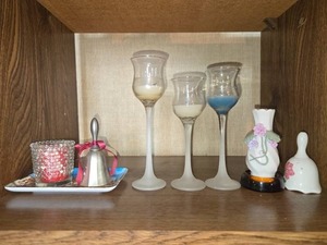 lot 158 image: Assorted Vintage Home Decor Collection including Brass Plates, Crystal Dishes, and More