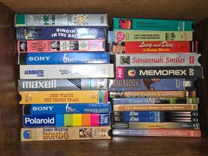lot 159 image: Collection of Classic VHS Tapes and Movies