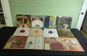 lot 161 image: Collection of Vintage Vinyl Records Including Dixieland, Waltzes, and More