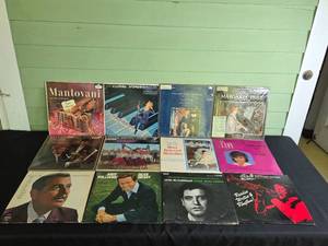 lot 163 image: Collection of Classic Vinyl Records Assortment