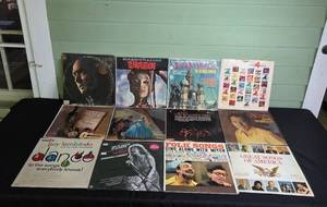 lot 173 image: Collection of Vintage Vinyl Records Featuring Various Artists