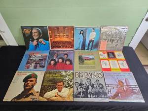 lot 176 image: Collection of Vintage Vinyl Records Featuring Johnny Mathis, Perry Como, and More