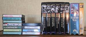 lot 177 image: Collection of VHS Tapes and Cassette Tapes including America Goes to War Series
