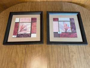 lot 192 image: Set of 2 Framed Modern Art Prints