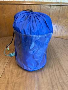 lot 200 image: Compact Lightweight Mummy Sleeping Bag in Blue Carry Bag