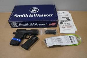 Smith & Wesson CSX 9mm Semi-Auto Pistol - 2 Magazines