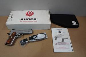 Ruger SR1911 .45 ACP Semi-Auto Pistol - Stainless Finish