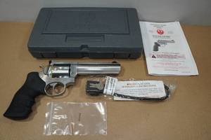 lot 11 image: NEW Ruger GP100 .357 Magnum Double-Action Stainless Steel Revolver - 5 Barrel