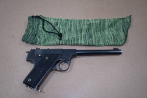 lot 34 image: 1949 High Standard Model HB .22 LR Semi-Auto Pistol - 6.75 Barrel