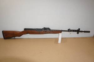 lot 47 image: Yugoslavian Model 5966 7.62 x 39mm Rifle Receiver with Barrel and Stock