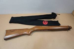 lot 80 image: Ruger 1022 Wood Stock