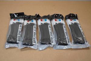 lot 104 image: 5 RWB Steel 30 Round AR Magazines - .2235.56