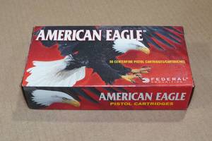 lot 154 image: 50 Federal American Eagle .45 Auto 230 Gr FMJ Ammo
