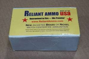 lot 166 image: 50 Reliant Ammo USA 9mm Luger 115 Gr FMJ Ammo