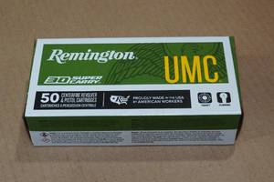 lot 171 image: 50 Remington UMC .30 Super Carry 110 Gr FMJ Ammo