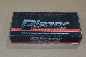 lot 191 image: 50 CCI Blazer .25 Auto 50 Gr TMJ Aluminum Case Ammo