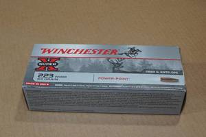 lot 200 image: 20 Winchester Super-X .223 WSSM 64 Gr Power Point Ammo
