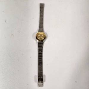 lot 7 image: Womans SilverGold Quartz Marcel Wrist Watch Japan Movement 20-854 Stainless Steel Back Great Condition Running